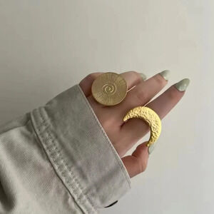 Soleil Moon Stainless Steel Waterproof Ring